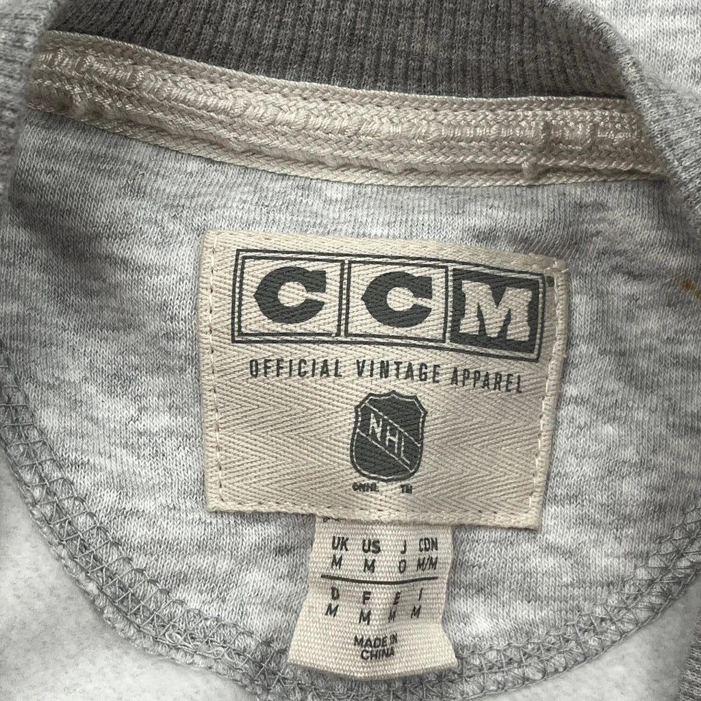 Toronto Maple Leafs Ccm Sweatshirt - Medium Grey Cotton - Image 3