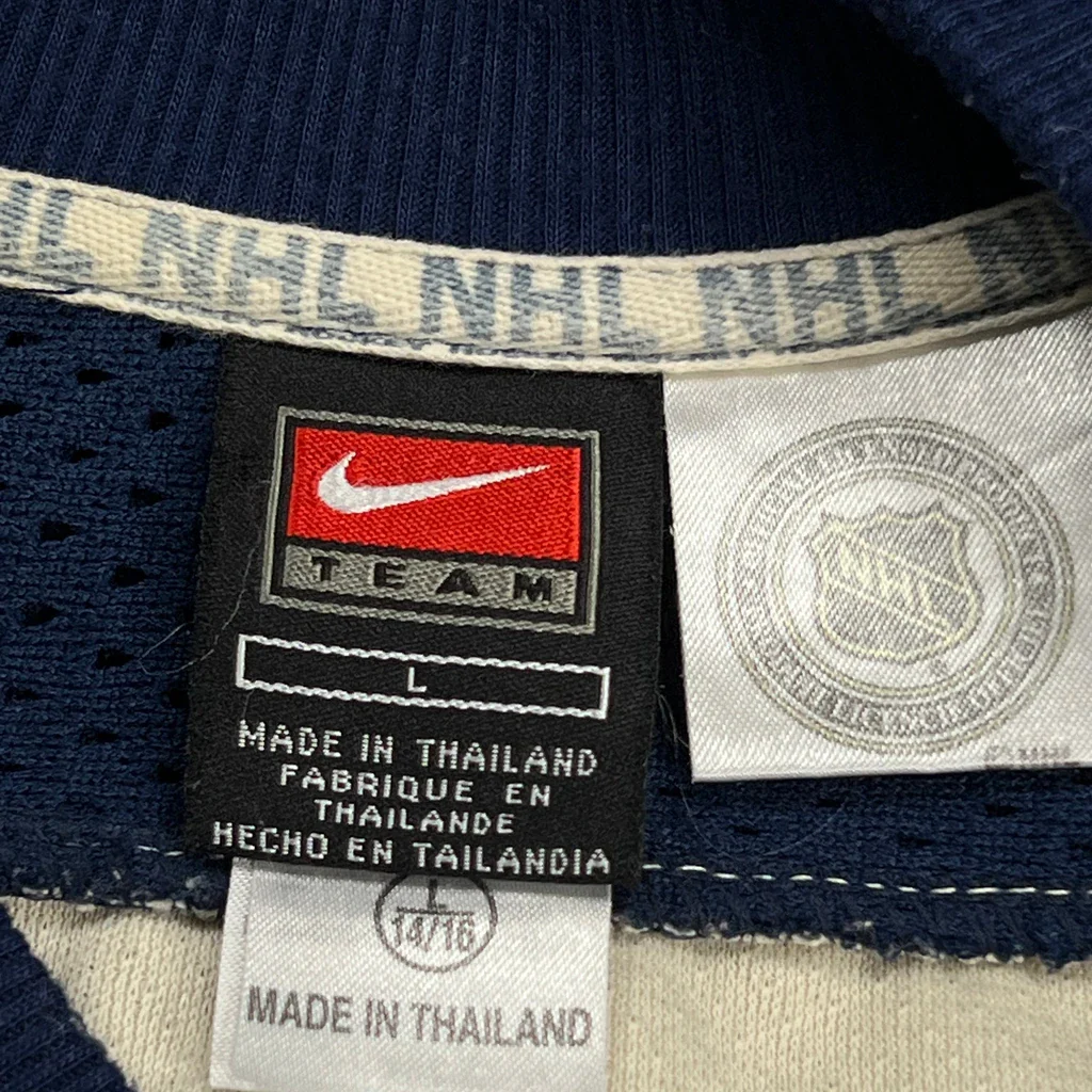 Toronto Maple Leafs Nike Nhl Jersey - Large Blue Polyester - Image 3