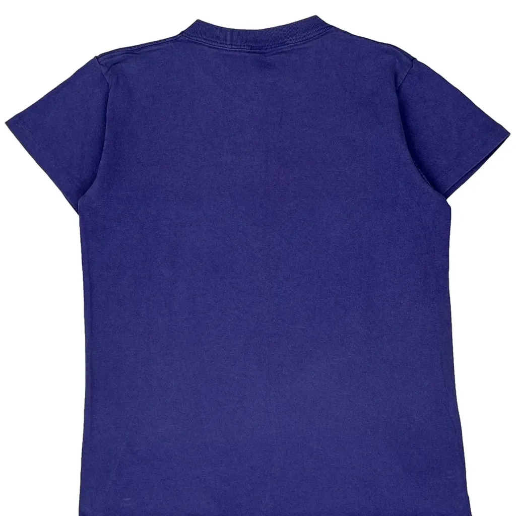 Toronto Raptors Csa Single Stitch T-Shirt - Medium Blue Cotton - Image 9