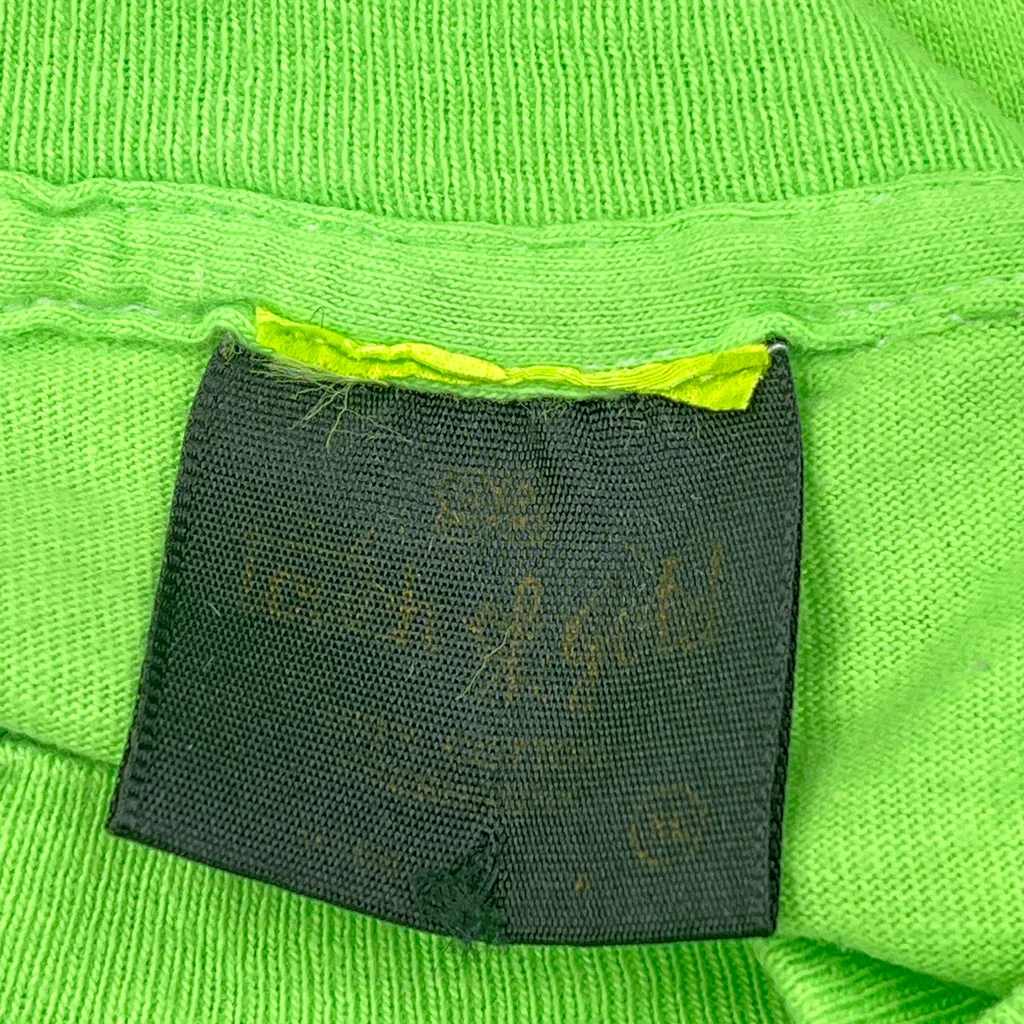 Touch Of Gold Single Stitch T-Shirt - XL Green Cotton - Image 3