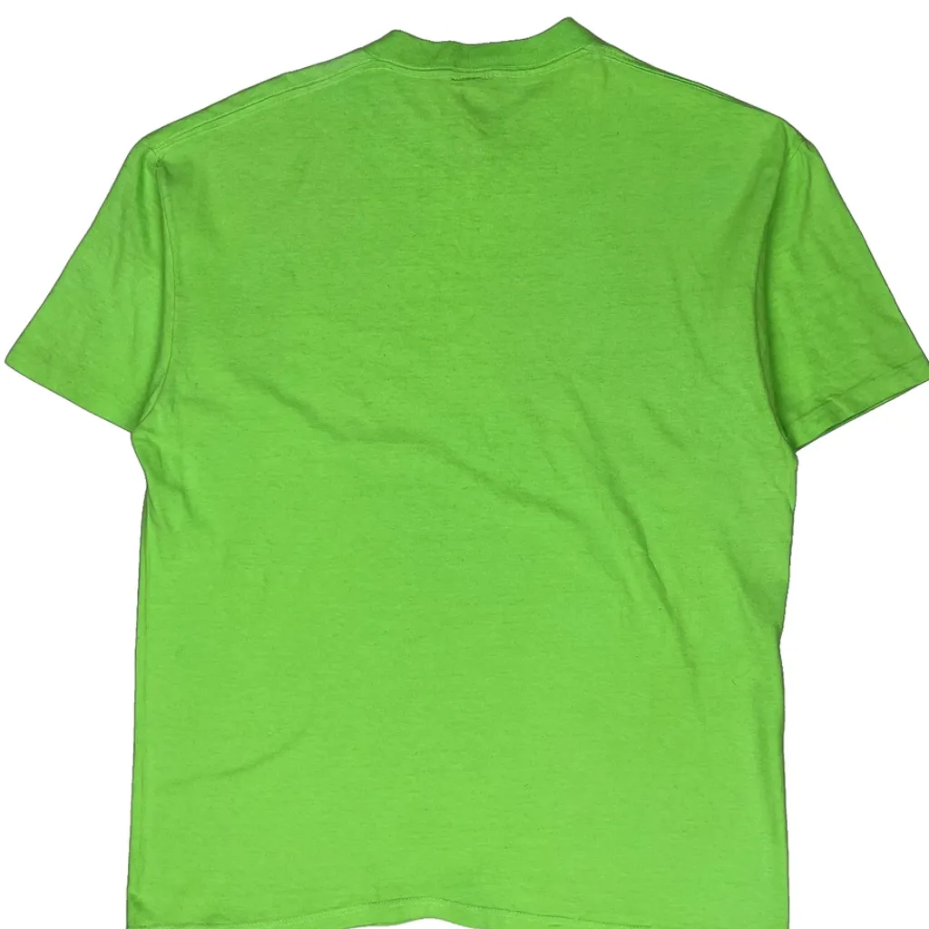 Touch Of Gold Single Stitch T-Shirt - XL Green Cotton - Image 6