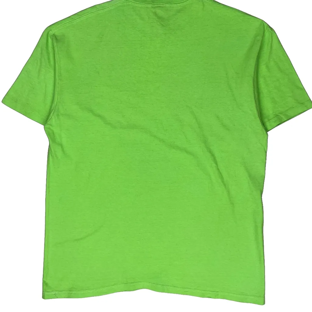 Touch Of Gold Single Stitch T-Shirt - XL Green Cotton - Image 7