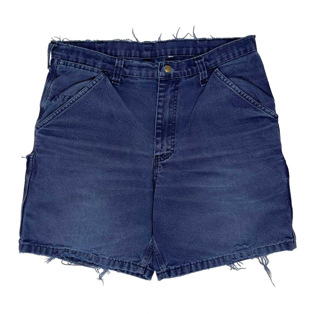 Tough Duck Denim Shorts - 35W 6L Blue Denim - Image 2