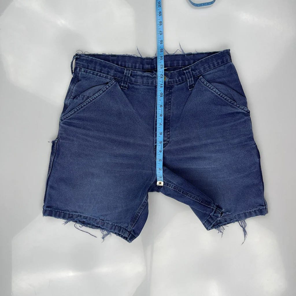 Tough Duck Denim Shorts - 35W 6L Blue Denim - Image 4