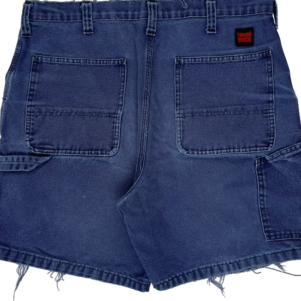 Tough Duck Denim Shorts - 35W 6L Blue Denim - Image 6