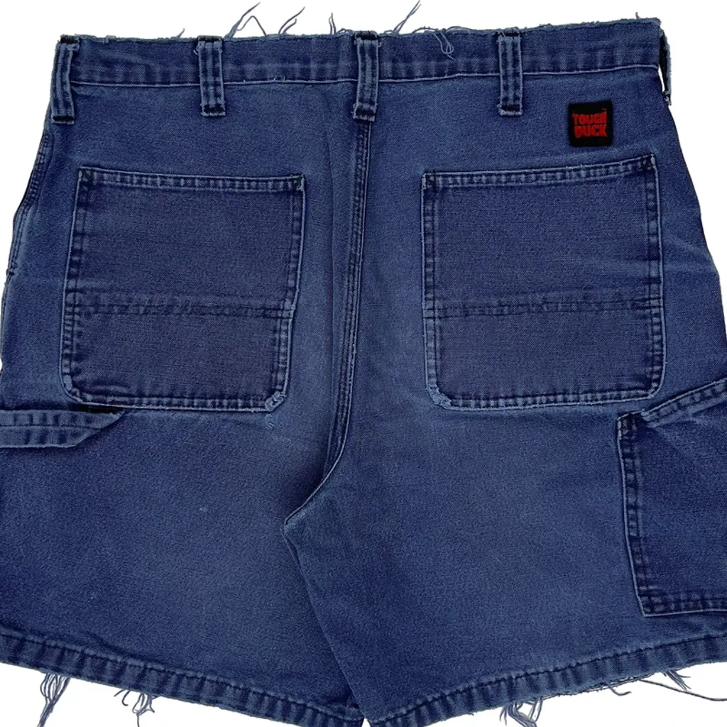 Tough Duck Denim Shorts - 35W 6L Blue Denim - Image 7