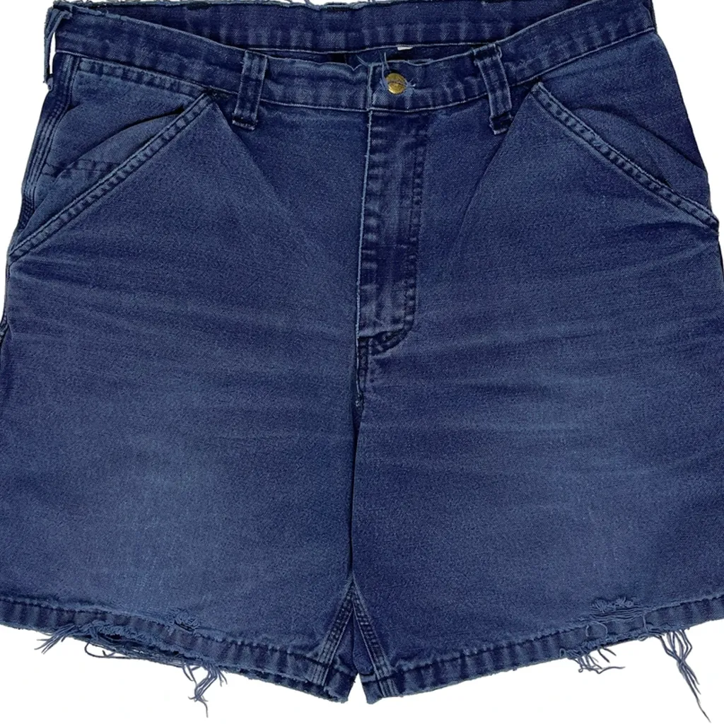 Tough Duck Denim Shorts - 35W 6L Blue Denim - Image 9