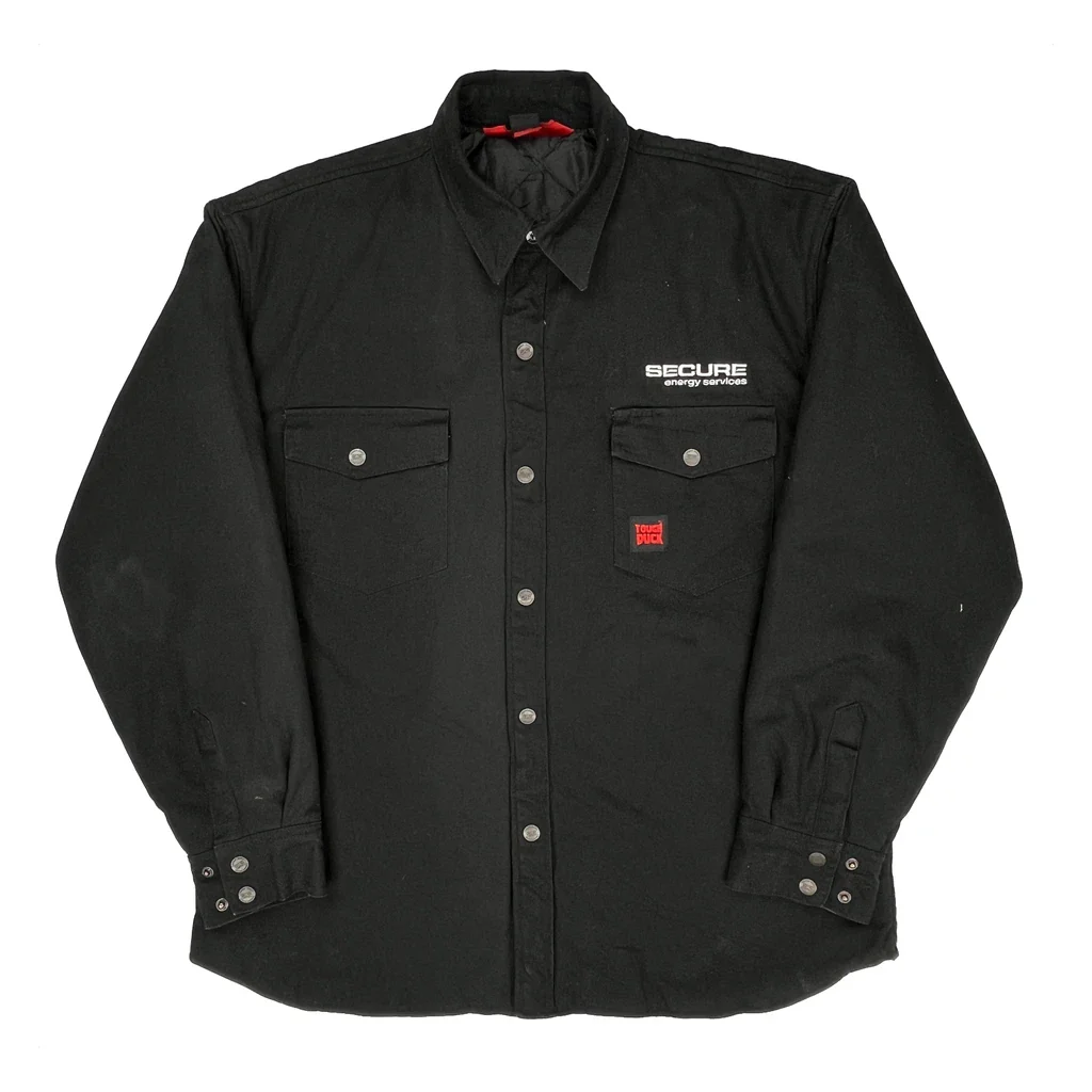 Tough Duck Workwear Jacket - Large Black Cotton