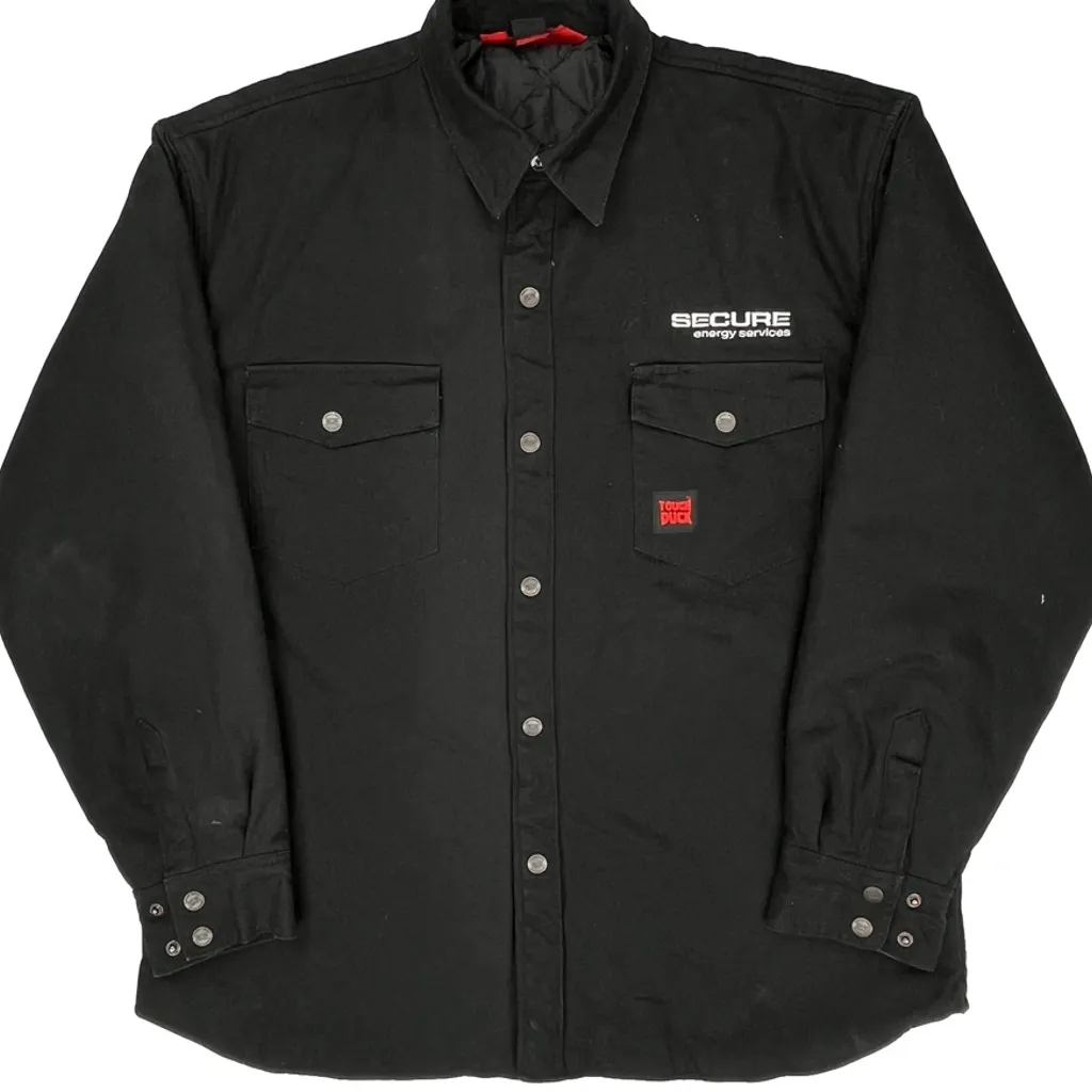 Tough Duck Workwear Jacket - Large Black Cotton - Image 4