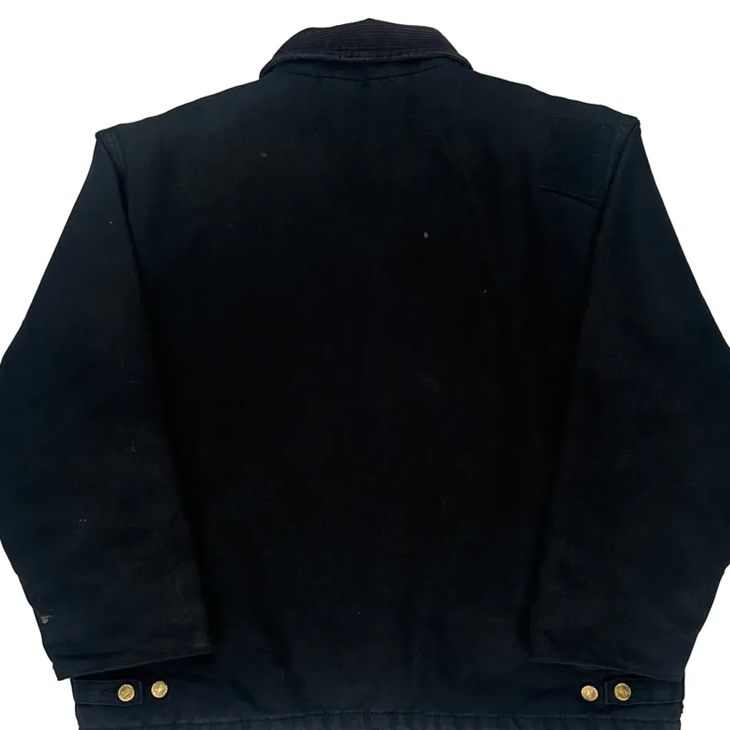Tough Duck Jacket - Large Black Cotton - Image 6