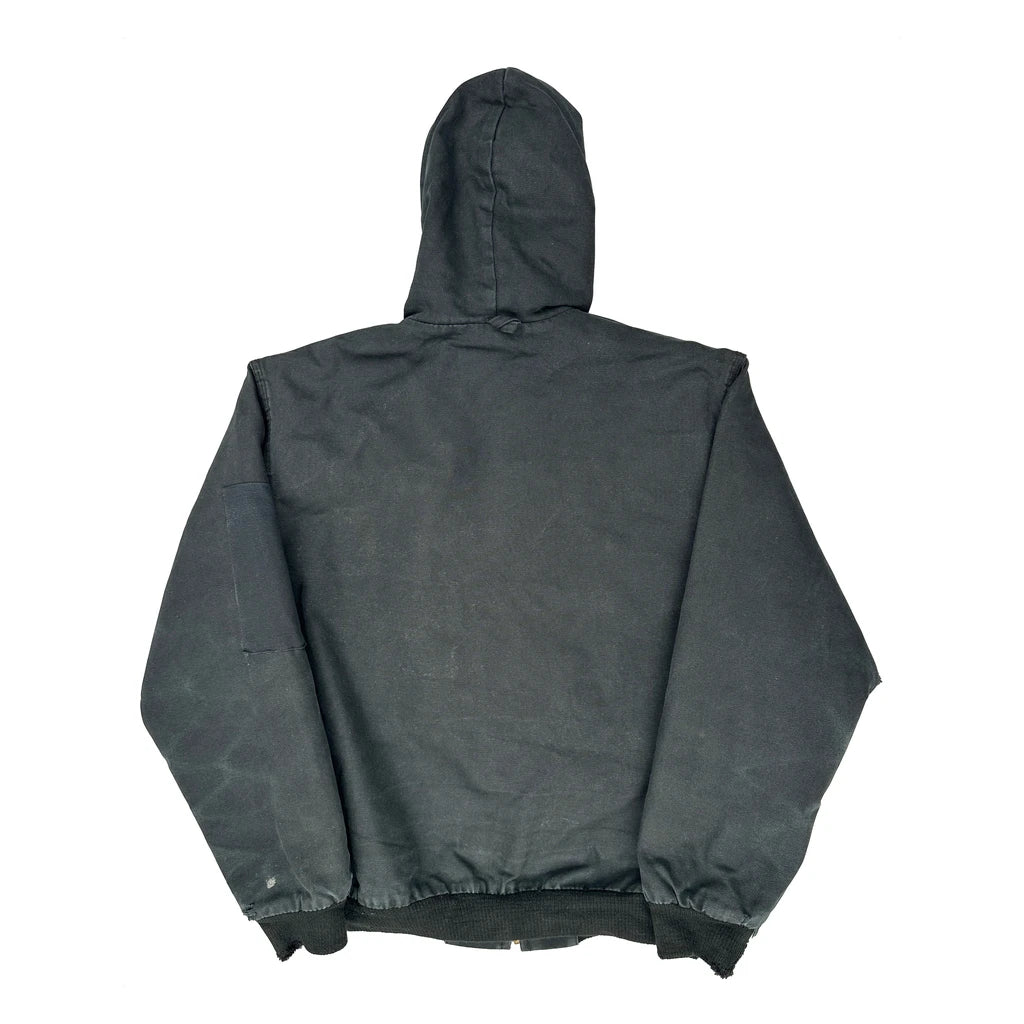 Tough Duck Jacket - Medium Black Cotton - Image 2