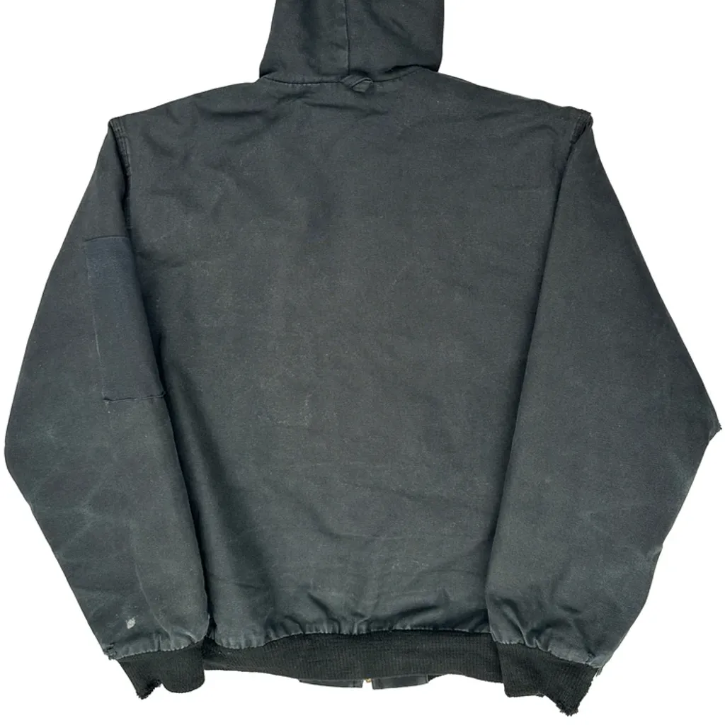 Tough Duck Jacket - Medium Black Cotton - Image 6