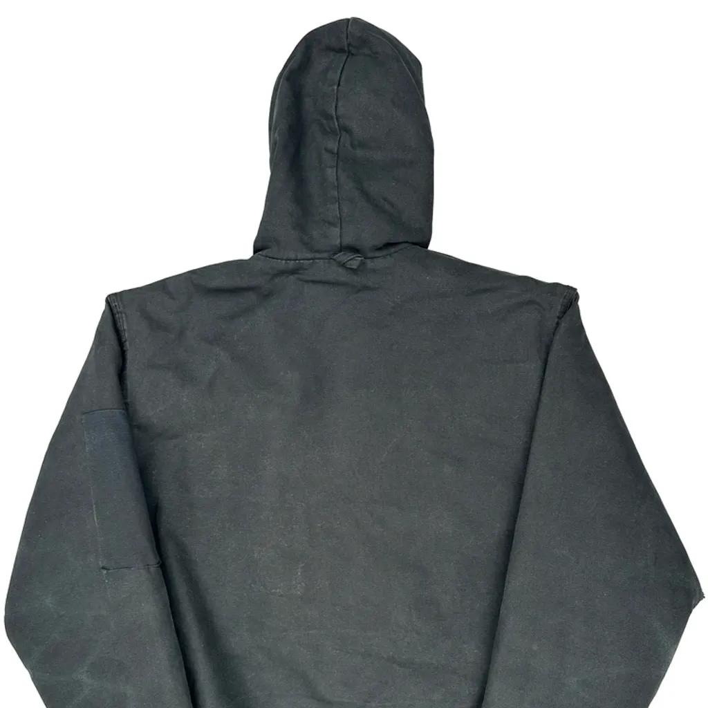 Tough Duck Jacket - Medium Black Cotton - Image 7