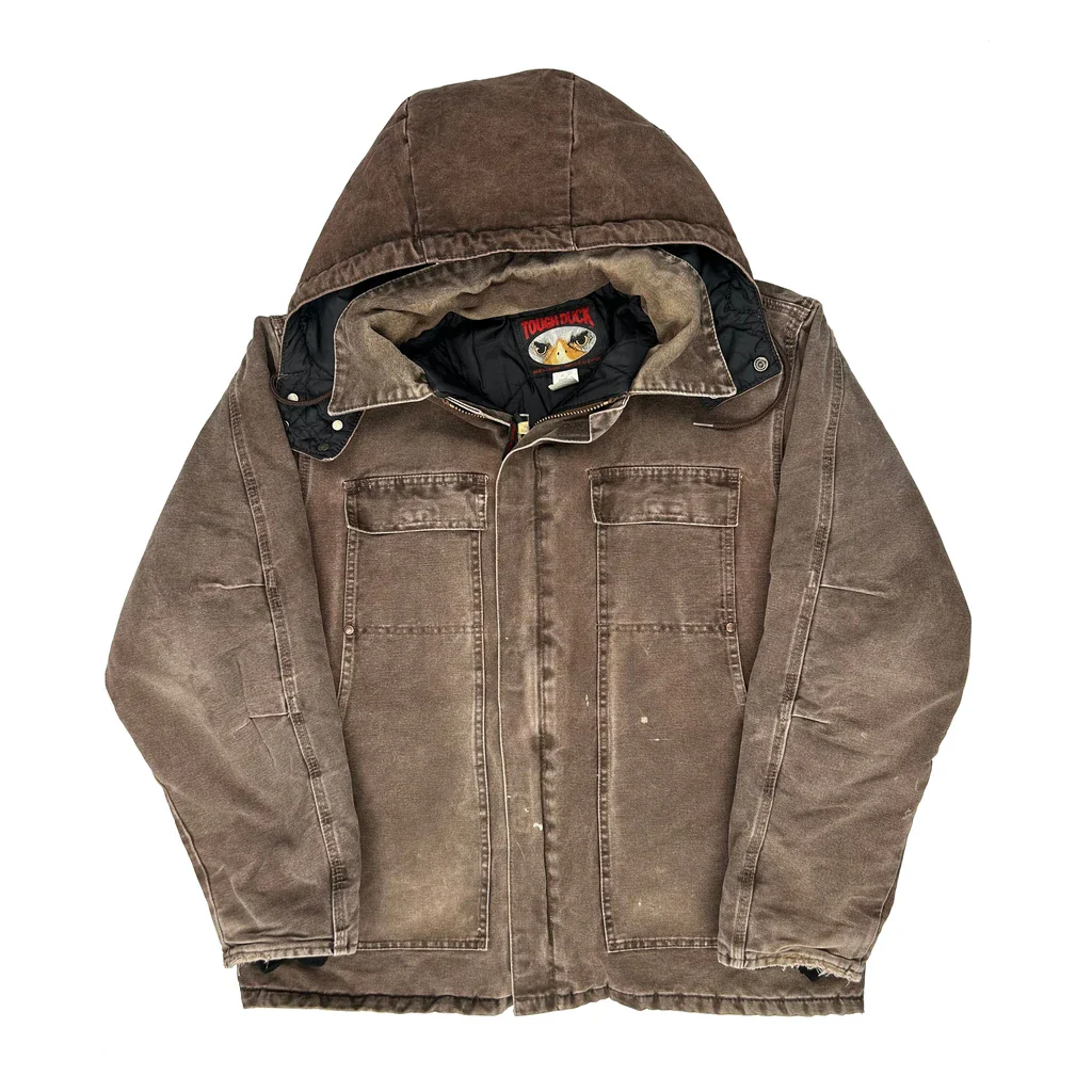 Tough Duck Jacket - Large Brown Cotton