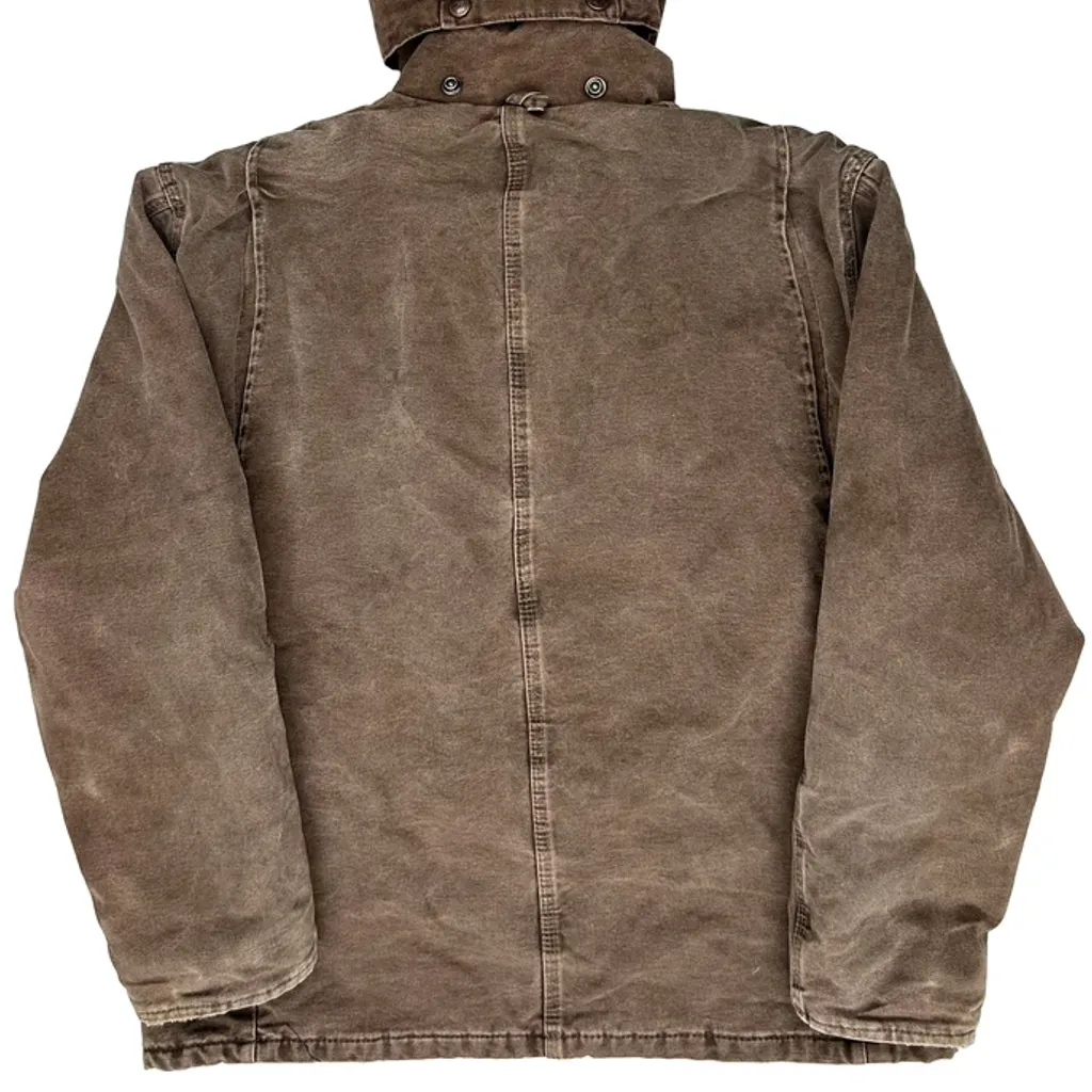 Tough Duck Jacket - Large Brown Cotton - Image 7