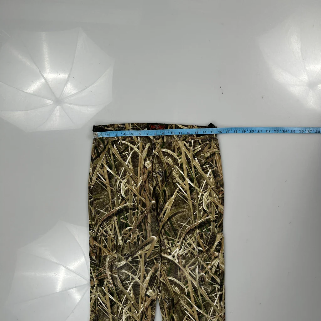 Trail Crest Camo Cargo Trousers - 31W 27L Camo Cotton Blend - Image 3