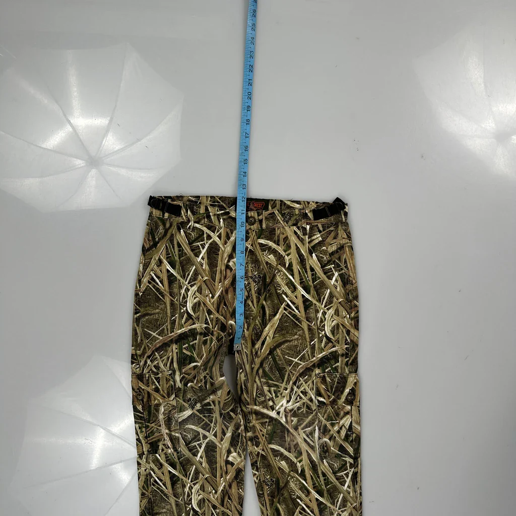 Trail Crest Camo Cargo Trousers - 31W 27L Camo Cotton Blend - Image 4