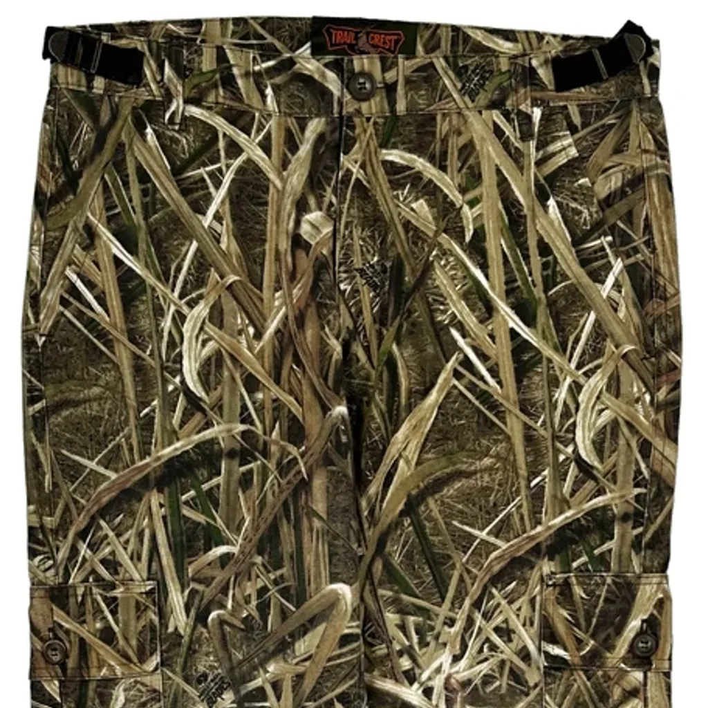 Trail Crest Camo Cargo Trousers - 31W 27L Camo Cotton Blend - Image 9