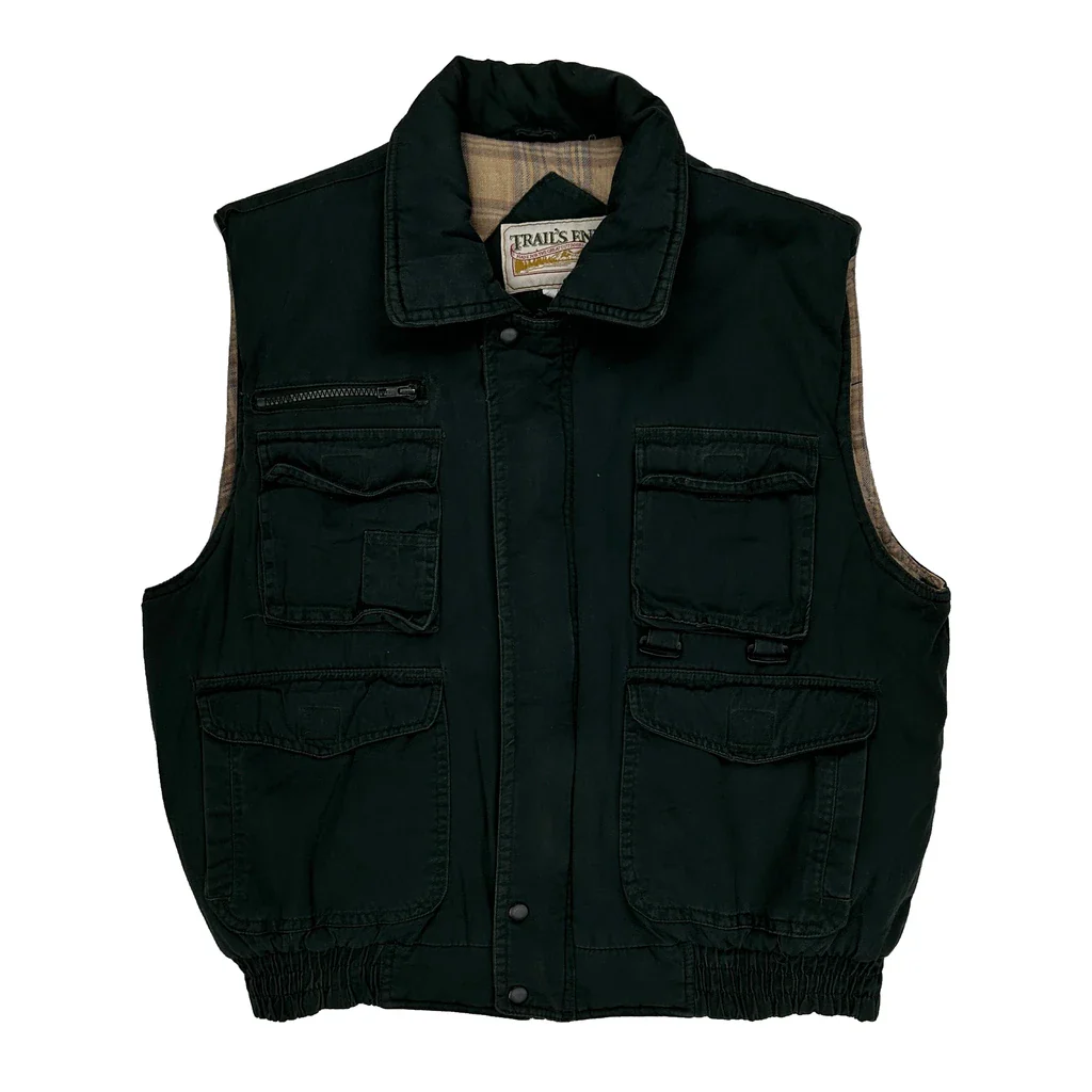 Trails End Hunting Tactical Gilet - Large Green Cotton