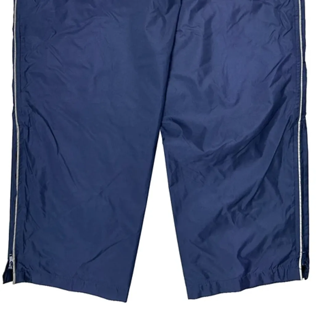 Trefoil Logo Adidas Track Pants - Medium Blue Polyester - Image 5