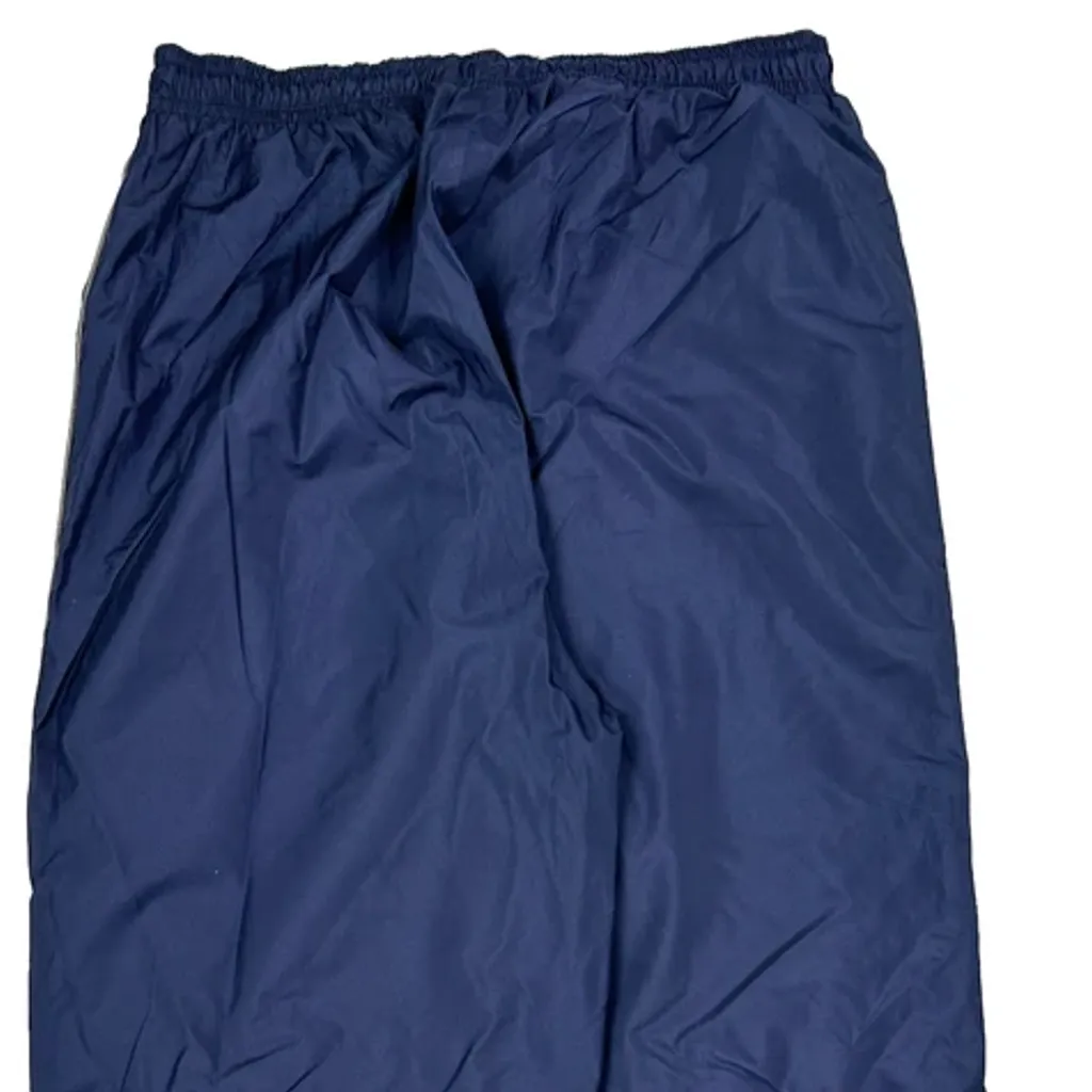 Trefoil Logo Adidas Track Pants - Medium Blue Polyester - Image 7