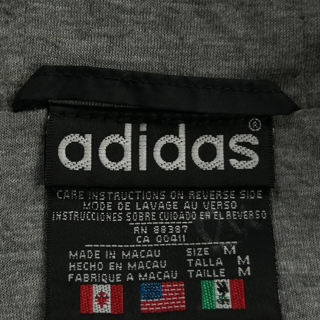 Trefoil Logo Adidas Windbreaker - Medium Black Polyester - Image 3