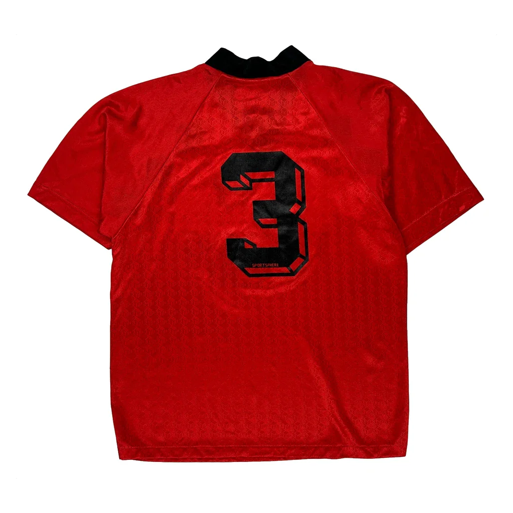 Trezano Bakery Unbranded Football Shirt - Small Red Polyester - Image 2
