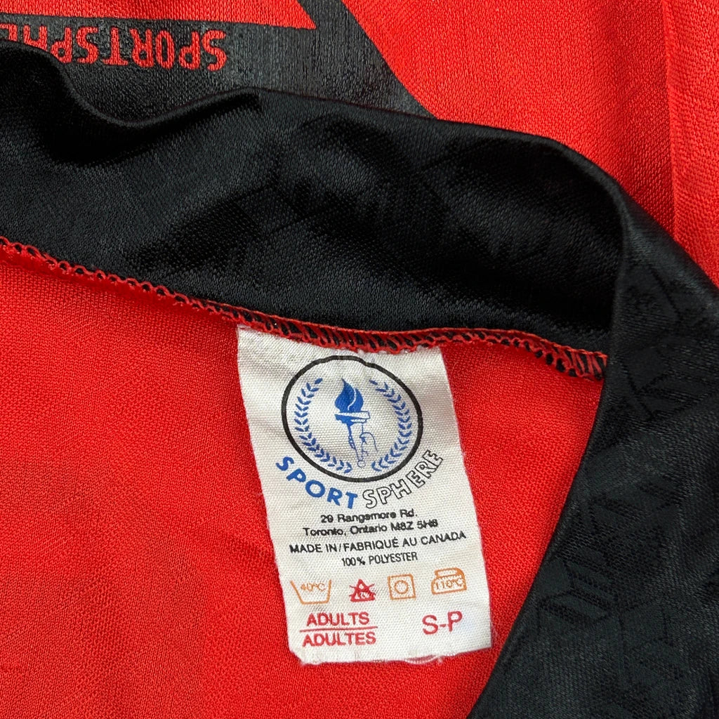 Trezano Bakery Unbranded Football Shirt - Small Red Polyester - Image 3