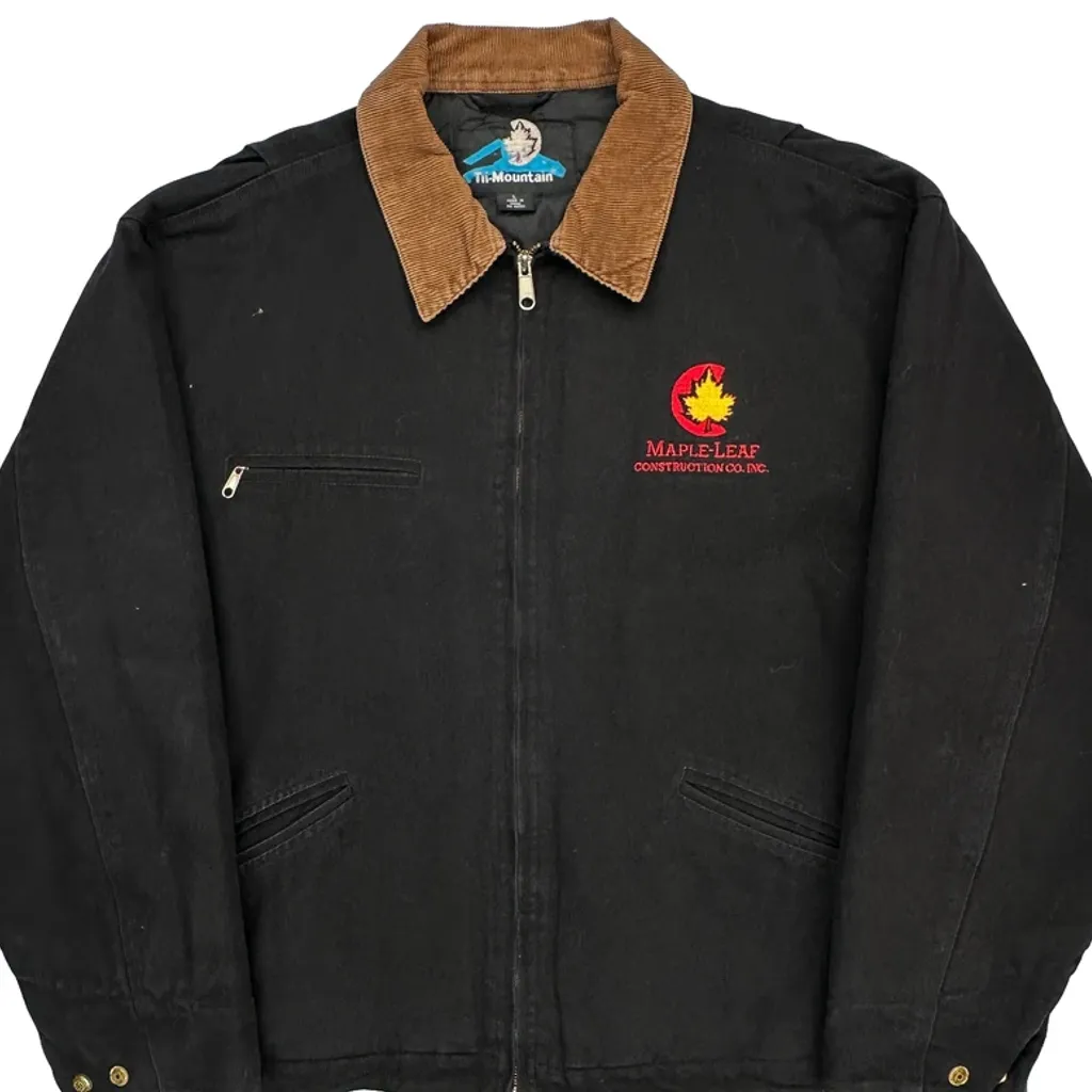 Tri-Mountain Detroit Workwear Jacket - Large Black Cotton - Image 5