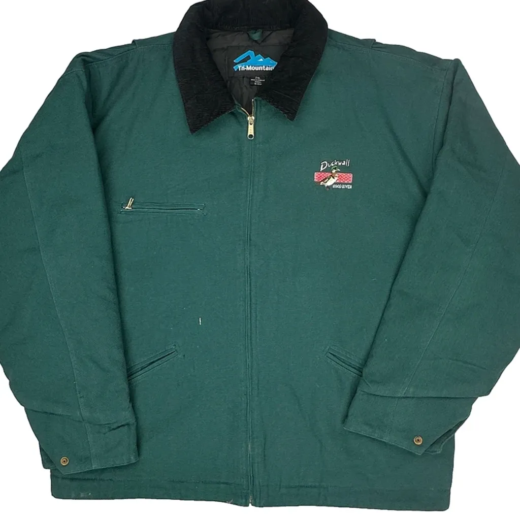 Tri-Mountain Jacket - 2XL Green Polyester - Image 4