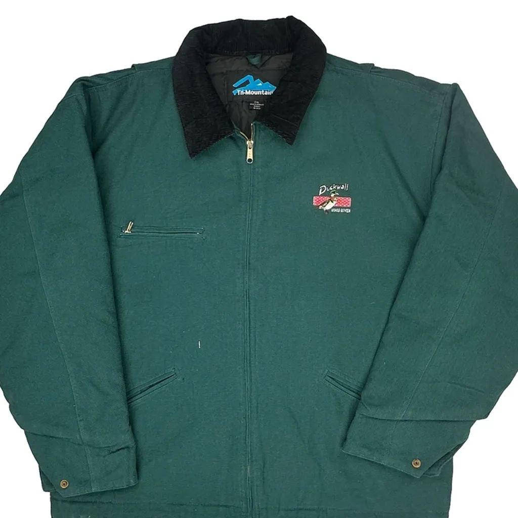 Tri-Mountain Jacket - 2XL Green Polyester - Image 5