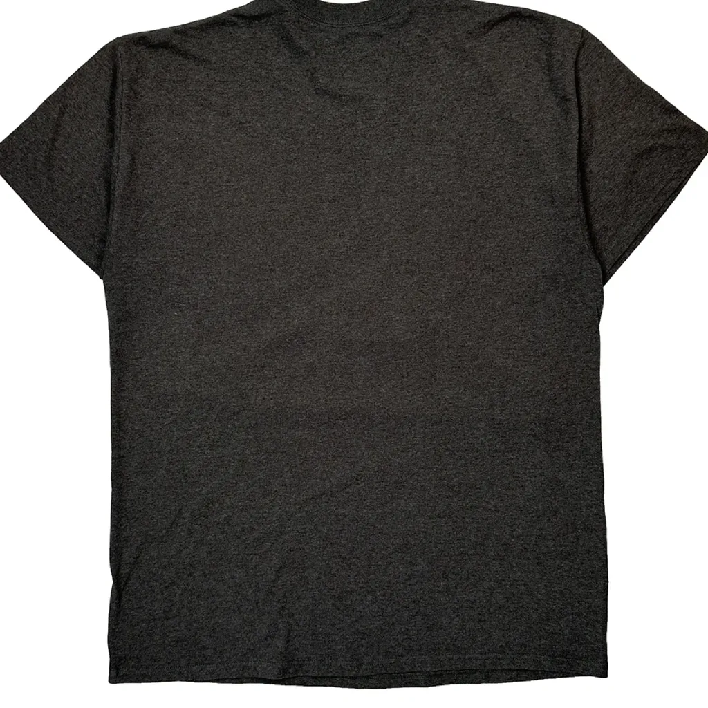 Tribe Baseball Majestic T-Shirt - Large Grey Cotton - Image 7