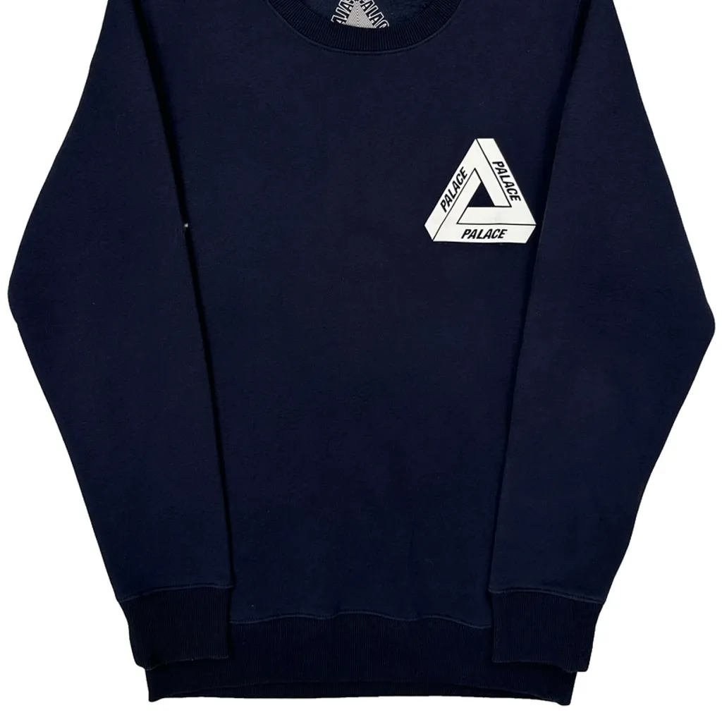 Triferg Logo Palace Sweatshirt - Large Navy Cotton - Image 5