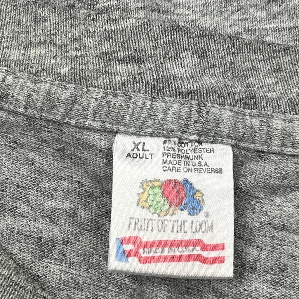 Trilogy Fruit Of The Loom Single Stitch T-Shirt - XL Grey Cotton Blend - Image 3