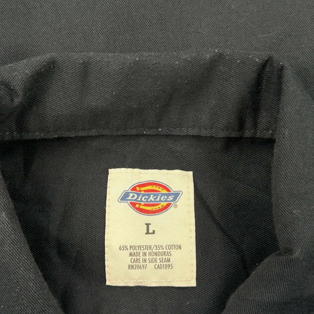 Trucking School Dickies Shirt - Large Black Cotton - Image 3