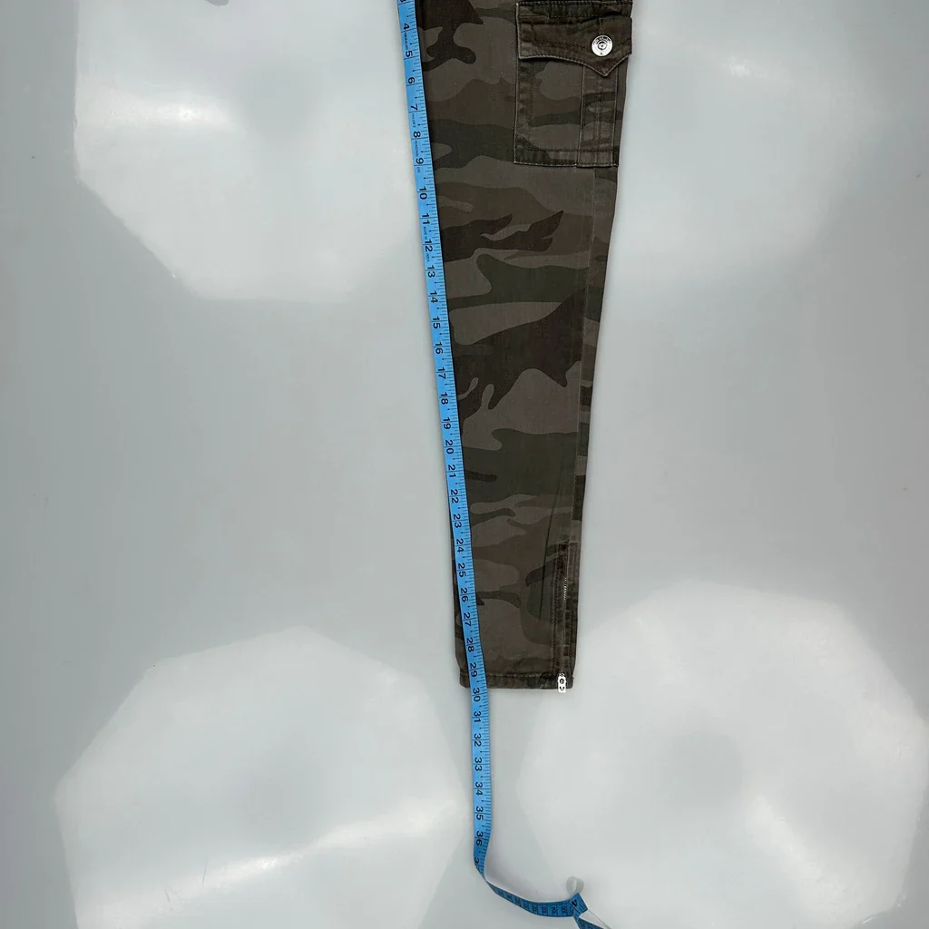True Religion Camo Cargo Trousers - 28W 29L Camo Cotton - Image 5