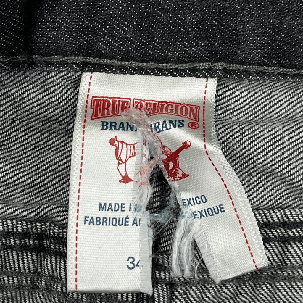 True Religion Denim Shorts - 36W 10L Black Denim - Image 5