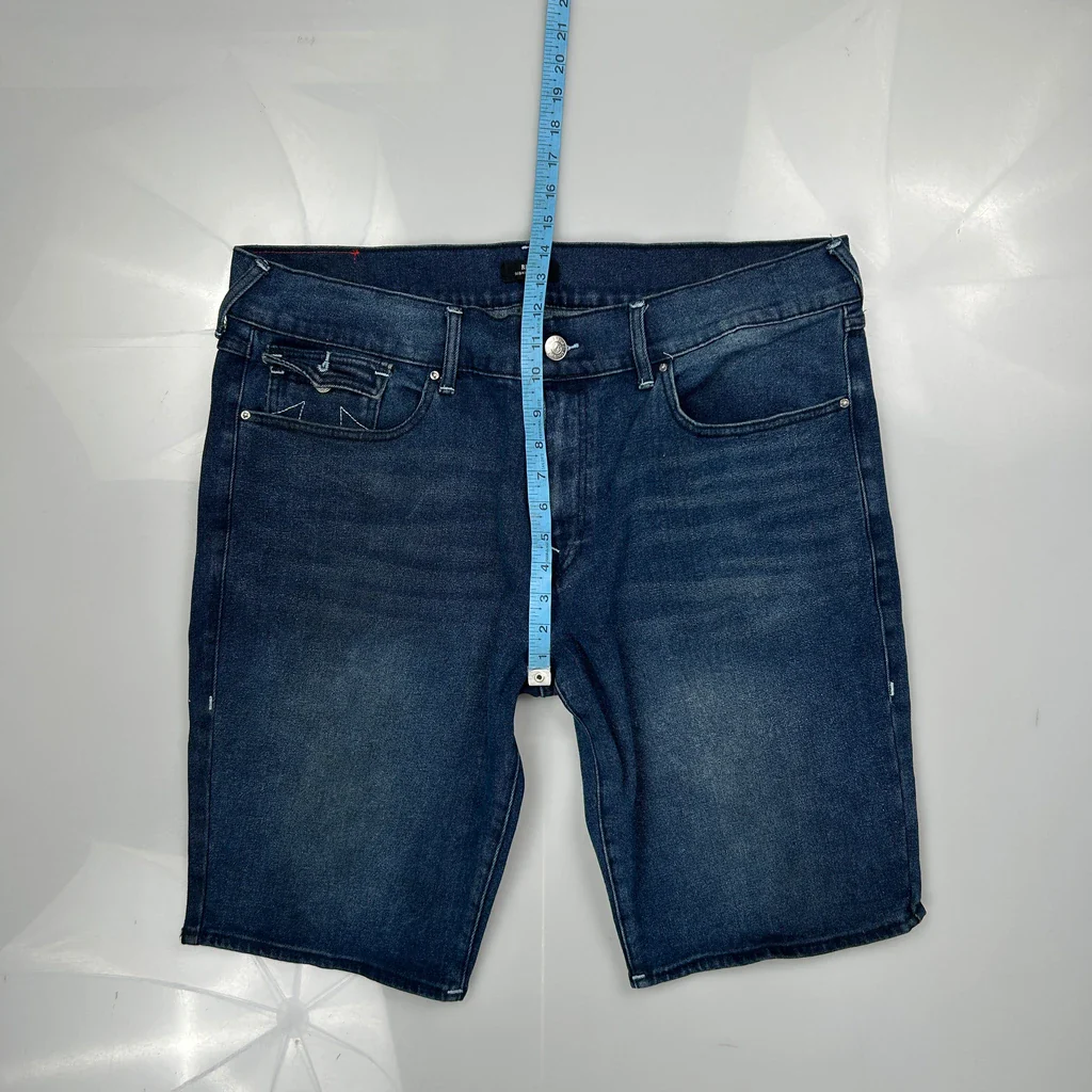True Religion Denim Shorts - 40W 12L Blue Denim - Image 4