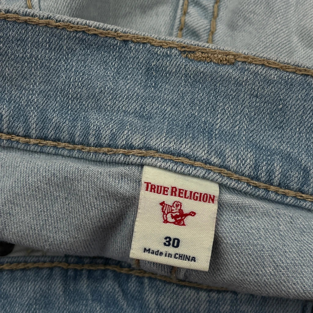 True Religion Denim Shorts - 32W 12L Light Wash Denim - Image 6