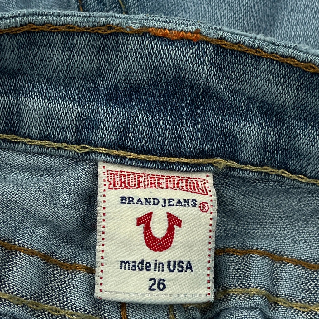 True Religion Denim Shorts - 26W UK 4 Blue Denim - Image 6