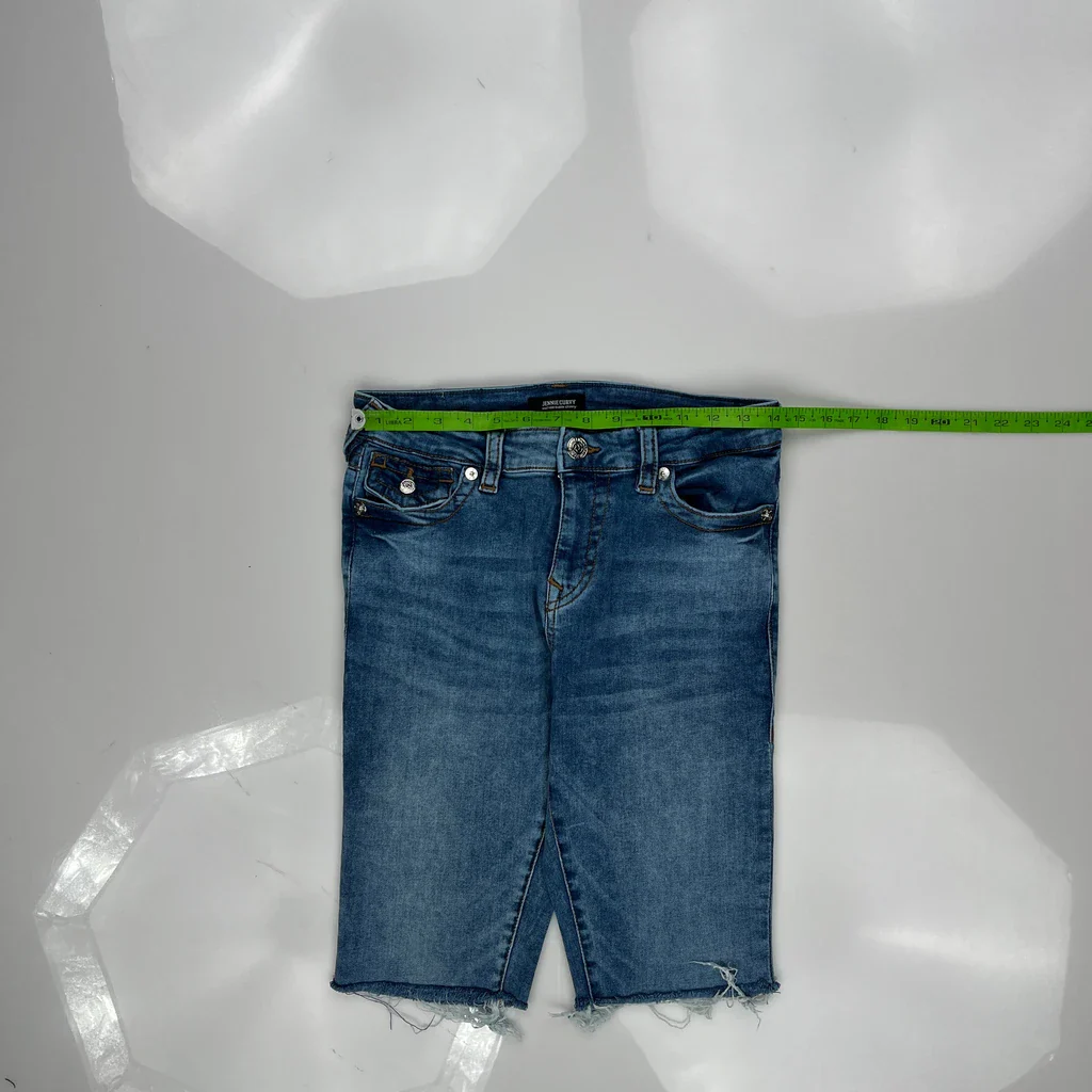 True Religion Denim Shorts - 28W UK 8 Blue Denim - Image 3