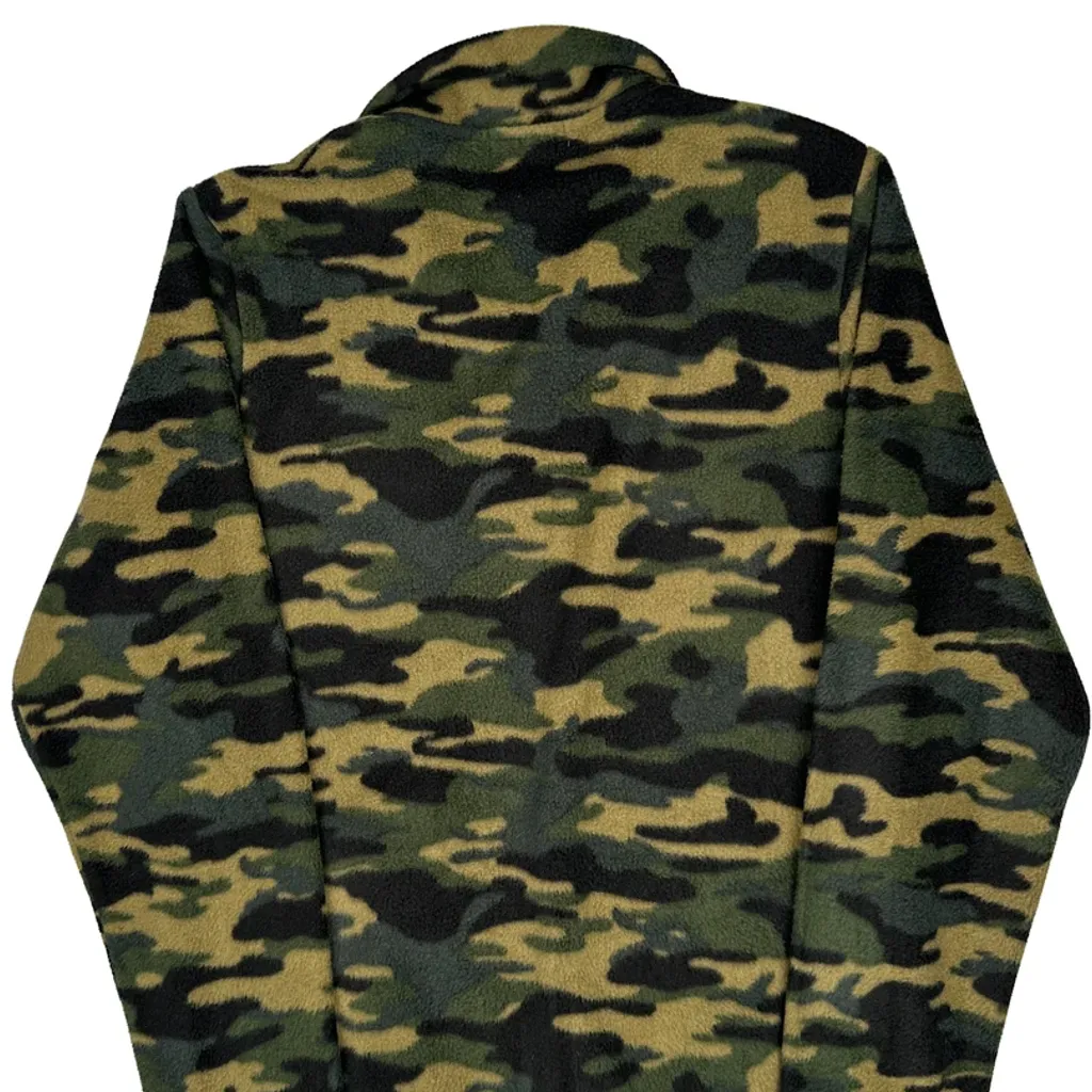True Religion Camo Fleece Jacket - Medium Camo Polyester - Image 7