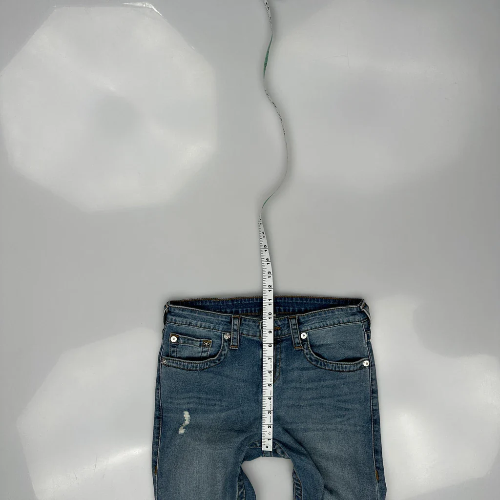 True Religion Jeans - 28W 31L Blue Cotton - Image 4