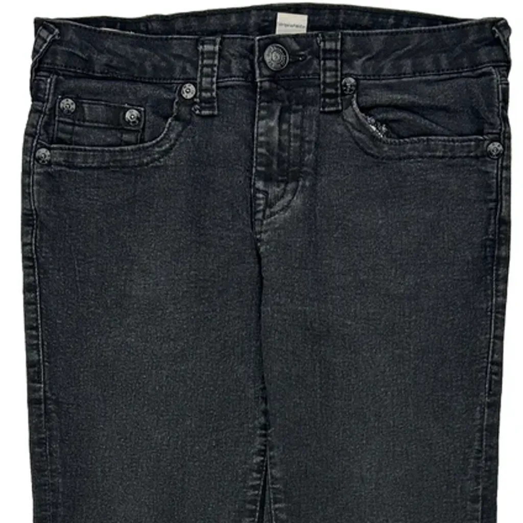 True Religion Skinny Jeans - 24W 26L Black Cotton - Image 10