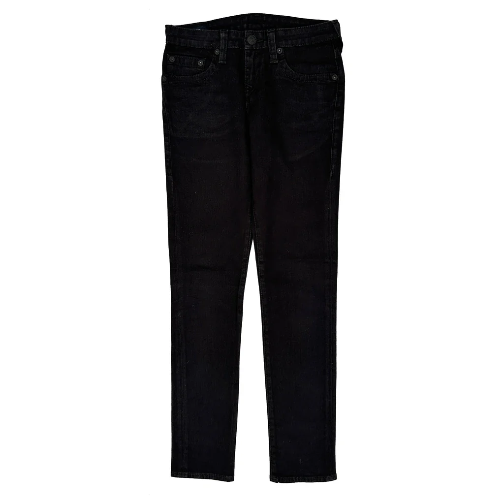 True Religion Skinny Jeans - 30W 31L Black Cotton Blend - Image 2
