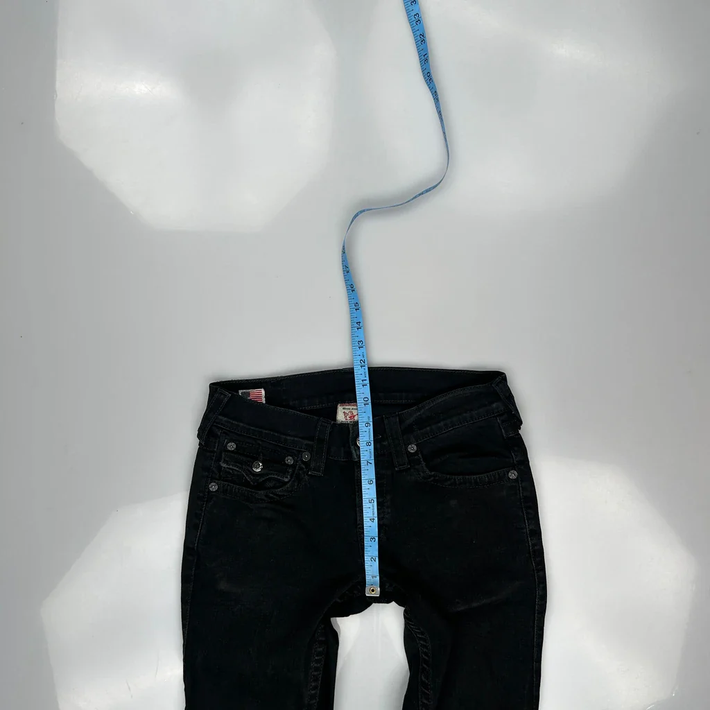 True Religion Slim Fit Jeans - 32W 33L Black Cotton - Image 4