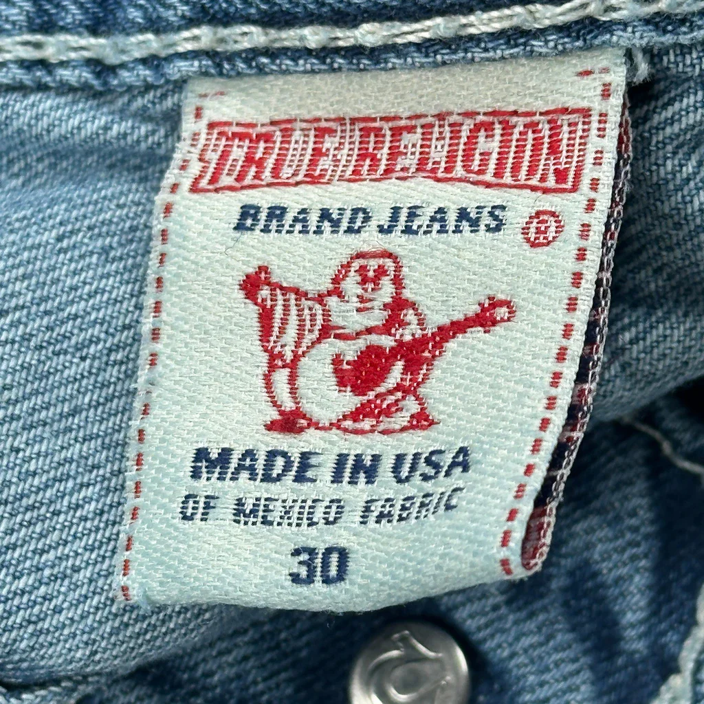 True Religion Jeans - 30W 30L Blue Denim - Image 6