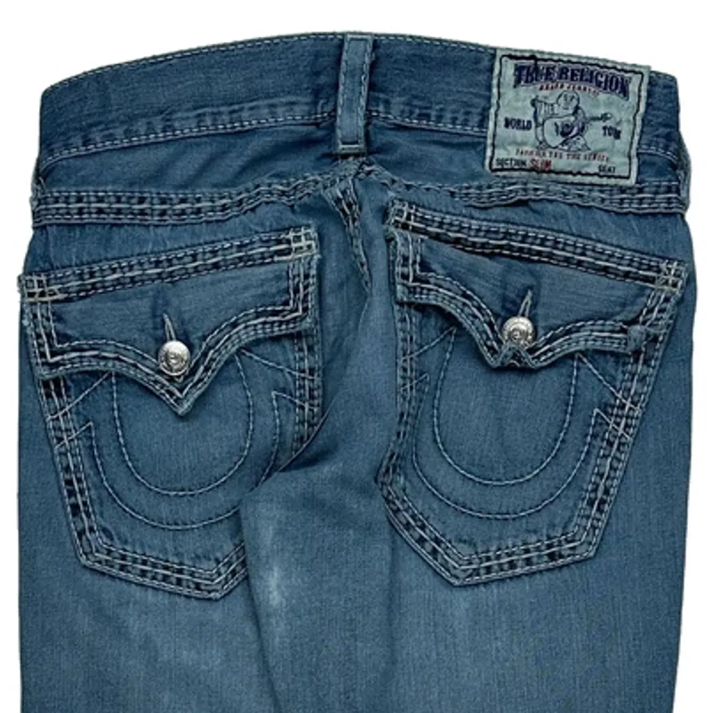 True Religion Jeans - 30W 30L Blue Denim - Image 8