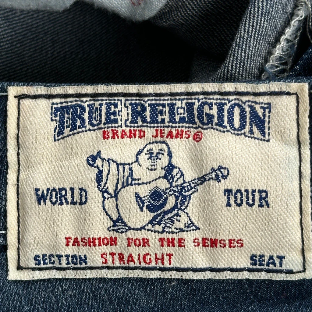 True Religion Jeans - 31W 34L Blue Denim - Image 6