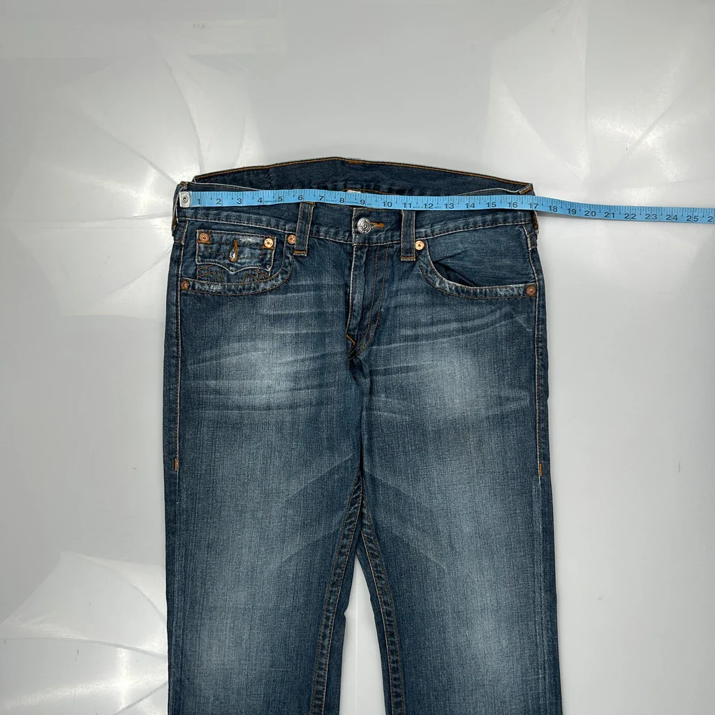 True Religion Jeans - 33W 32L Blue Denim - Image 3